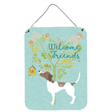 Caroline'S Treasures Welcome Friends Pointer Metal Print, 16H X 12W, Multicolor