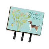 Caroline'S Treasures Welcome Friends Beagle Wall Hook, Triple, Multicolor
