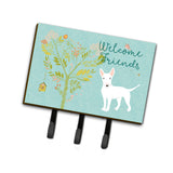 Caroline'S Treasures Welcome Friends White Bull Terrier Wall Hook, Triple