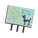 Caroline'S Treasures Welcome Friends Black Poodle Wall Hook, Triple