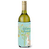 Caroline'S Treasures Welcome Friends Whippet Decorative Bottle Hugger, 750 Ml, Multicolor