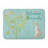 Caroline'S Treasures Welcome Friends Whippet Floor Mat, 19Hx27W, Multicolor