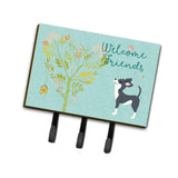 Caroline'S Treasures Welcome Friends Black White Chihuahua Wall Hook, Triple