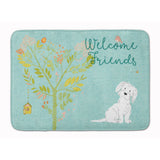 Caroline'S Treasures Welcome Friends Maltese Floor Mat, 19Hx27W, Multicolor