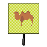 Caroline'S Treasures Bactrian Camel Green Wall Hook, Small, Multicolor