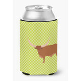 Caroline'S Treasures Ankole-Watusu Cow Green Decorative Can Hugger, Multicolor