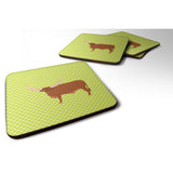 Caroline'S Treasures Ankole-Watusu Cow Green Decorative Coasters, 3.5, Multicolor