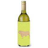 Caroline'S Treasures Charolais Cow Green Decorative Bottle Hugger, 750 Ml, Multicolor