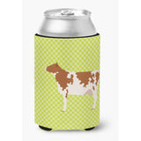 Caroline'S Treasures Ayrshire Cow Green Decorative Can Hugger, Multicolor