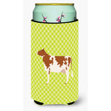 Caroline'S Treasures Ayrshire Cow Green Decorative Can Hugger, Tall Boy, Multicolor