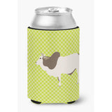 Caroline'S Treasures Malvi Cow Green Decorative Can Hugger, Multicolor