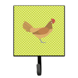 Caroline'S Treasures Frisian Friesian Chicken Green Wall Hook, Small, Multicolor