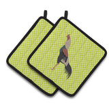 Caroline'S Treasures Kulang Chicken Green Decorated Pot Holder, 7.5 X 7.5