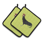 Caroline'S Treasures Minorca Ctalalan Chicken Green Decorated Pot Holder, 7.5 X 7.5