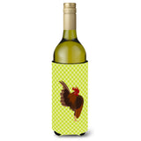 Caroline'S Treasures Malaysian Serama Chicken Green Decorative Bottle Hugger, 750 Ml, Multicolor