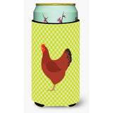 Caroline'S Treasures New Hampshire Red Chicken Green Decorative Can Hugger, Tall Boy, Multicolor