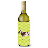 Caroline'S Treasures American Spotted Donkey Green Decorative Bottle Hugger, 750 Ml, Multicolor
