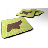 Caroline'S Treasures Poitou Poiteuin Donkey Green Decorative Coasters, 3.5, Multicolor