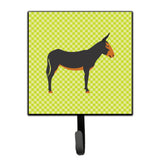 Caroline'S Treasures Catalan Donkey Green Wall Hook, Small, Multicolor