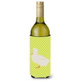 Caroline'S Treasures Crested Duck Green Decorative Bottle Hugger, 750 Ml, Multicolor