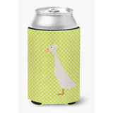 Caroline'S Treasures Bali Duck Green Decorative Can Hugger, Multicolor