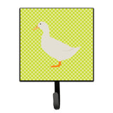 Caroline'S Treasures American Pekin Duck Green Wall Hook, Small, Multicolor