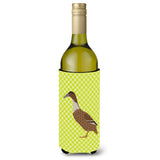 Caroline'S Treasures Dutch Hook Bill Duck Green Decorative Bottle Hugger, 750 Ml, Multicolor