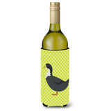 Caroline'S Treasures Blue Swedish Duck Green Decorative Bottle Hugger, 750 Ml, Multicolor