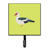 Caroline'S Treasures Muscovy Duck Green Wall Hook, Small, Multicolor