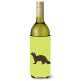 Caroline'S Treasures Sable Marten Green Decorative Bottle Hugger, 750 Ml, Multicolor