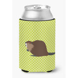 Caroline'S Treasures Eurasian Beaver Green Decorative Can Hugger, Multicolor