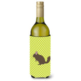 Caroline'S Treasures Chinchilla Green Decorative Bottle Hugger, 750 Ml, Multicolor