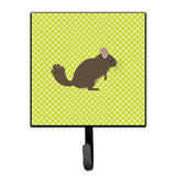 Caroline'S Treasures Chinchilla Green Wall Hook, Small, Multicolor