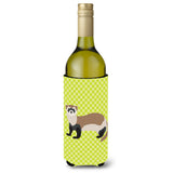 Caroline'S Treasures Ferret Green Decorative Bottle Hugger, 750 Ml, Multicolor