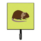 Caroline'S Treasures Coypu Nutria River Rat Green Wall Hook, Small, Multicolor