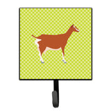 Caroline'S Treasures Toggenburger Goat Green Wall Hook, Small, Multicolor