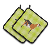 Caroline'S Treasures Anglo Nubian Goat Green Decorated Pot Holder, 7.5 X 7.5