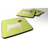 Caroline'S Treasures Boer Goat Green Decorative Coasters, 3.5, Multicolor
