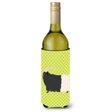 Caroline'S Treasures Welsh Black-Necked Goat Green Decorative Bottle Hugger, 750 Ml, Multicolor