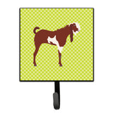 Caroline'S Treasures Jamnapari Goat Green Wall Hook, Small, Multicolor