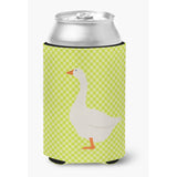 Caroline'S Treasures Embden Goose Green Decorative Can Hugger, Multicolor