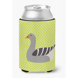 Caroline'S Treasures Pilgrim Goose Green Decorative Can Hugger, Multicolor