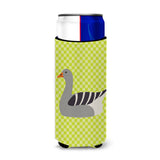 Caroline'S Treasures Pilgrim Goose Green Decorative Can Hugger, Slim, Multicolor
