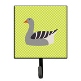 Caroline'S Treasures Pilgrim Goose Green Wall Hook, Small, Multicolor