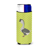 Caroline'S Treasures African Goose Green Decorative Can Hugger, Slim, Multicolor