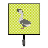 Caroline'S Treasures African Goose Green Wall Hook, Small, Multicolor
