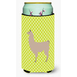 Caroline'S Treasures Llama Green Decorative Can Hugger, Tall Boy, Multicolor
