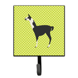 Caroline'S Treasures Llama Q' Ara Green Wall Hook, Small, Multicolor