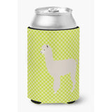 Caroline'S Treasures Alpaca Green Decorative Can Hugger, Multicolor