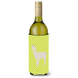 Caroline'S Treasures Alpaca Green Decorative Bottle Hugger, 750 Ml, Multicolor